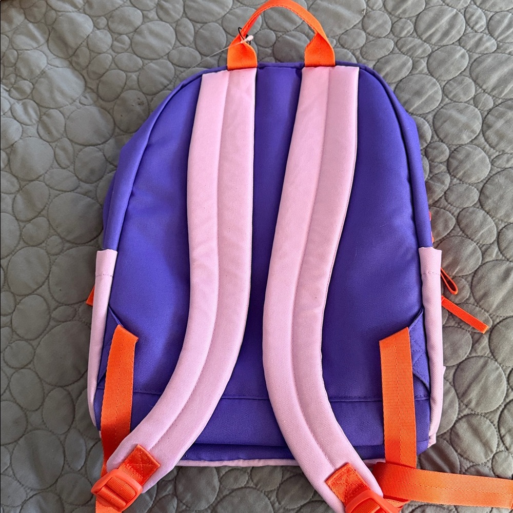 Vera Bradley Lighten Up Essential Backpack Purple Colorblock - Picture 4 of 9